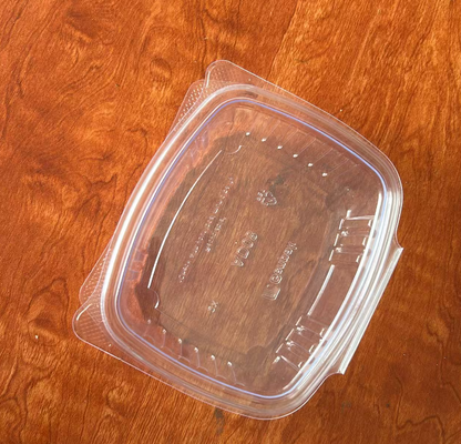 Caja de embalaje de fruta con termosellado de PET reciclable de diseño personalizado para una protección perfecta