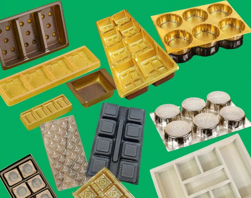 Caja de embalaje de chocolate reciclable y personalizable con sellado térmico para frutas y pasteles