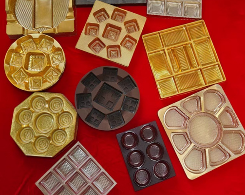 Caja de embalaje de chocolate y frutas reciclable personalizable con opciones de sellado térmico o frío