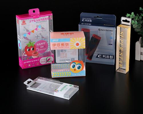 Cajas de embalaje de PVC de plástico transparente personalizadas, cajas pequeñas de plástico, envases de cajas de plástico, cajas transparentes de PP con esmalte, cajas de PVC, pedidos personalizados