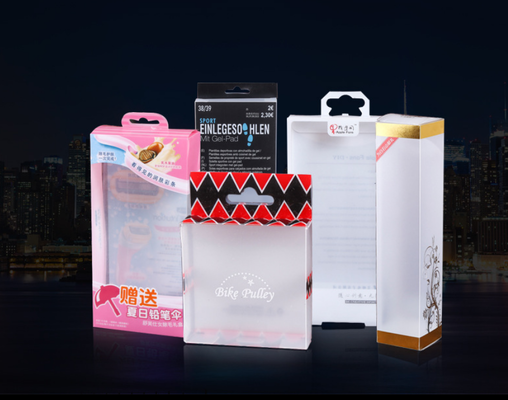 Caja de embalaje de PVC, caja de regalo transparente, caja de embalaje de PET plegable, caja de plástico de PP mate, personalización de lotes pequeños