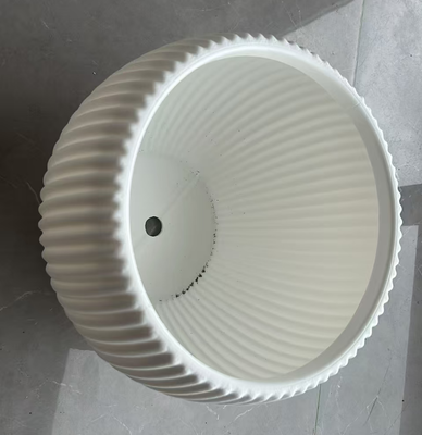 HDPE Modern Minimalist Ceramic Flower Pot with Multiple Sizes and Long Lifespan for Home Decoration