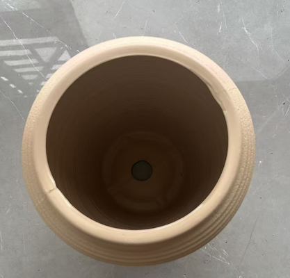 HDPE Modern Minimalist Ceramic Flower Pot with Multiple Sizes and Long Lifespan for Home Decoration