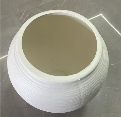Potas de flores cerámicas minimalistas modernas de HDPE con varios tamaños y larga vida útil para la decoración del hogar