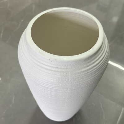 Potas de flores cerámicas minimalistas modernas de HDPE con varios tamaños y larga vida útil para la decoración del hogar