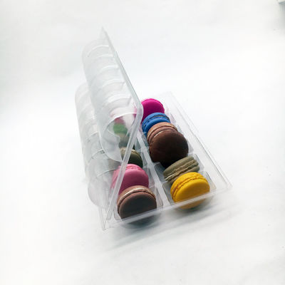 PVC/PET plastic packaging tray macaron/cake/candy packaging