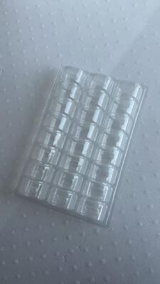 24 Cavidades Envasadora de macarrones con PET de calidad alimentaria y diseño reutilizable