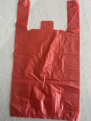 Bolsa de compras de HDPE reciclable personalizada con alta resistencia al impacto para uso en supermercados