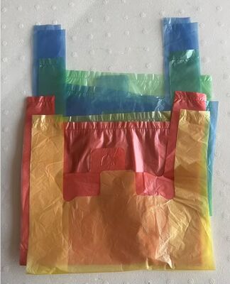 Bolsas de plástico HDPE reciclables personalizadas con alta resistencia al impacto para compras en supermercados