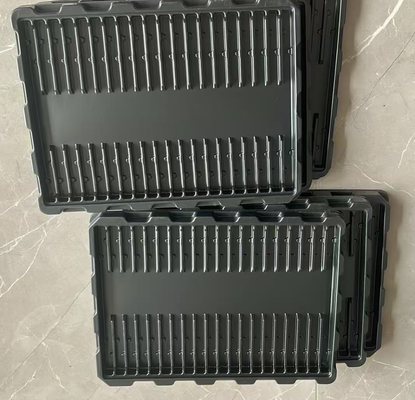 bandeja de plástico antiestático ecológico personalizado con 35 compartimientos para componentes electrónicos